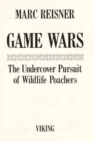 Cover of Reisner Marc : Untitled-Undercover Wildlife