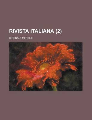 Book cover for Rivista Italiana; Giornale Mensile (2)