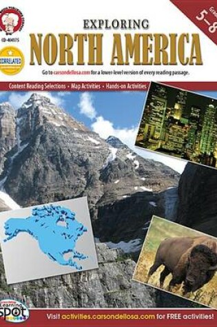 Cover of Exploring North America, Grades 5 - 8