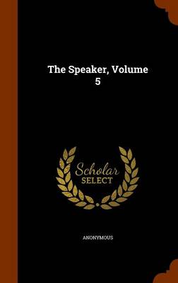 Book cover for The Speaker, Volume 5