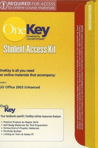 Cover of OneKey CourseCompass Student Access Kit for Gaskin