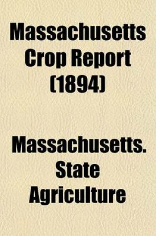 Cover of Massachusetts Crop Report (1894)