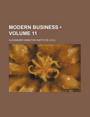 Book cover for Modern Business (Volume 11 )