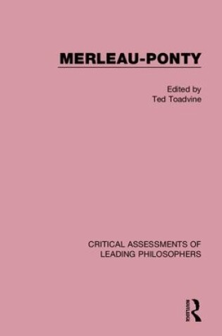 Cover of Merleau-Ponty