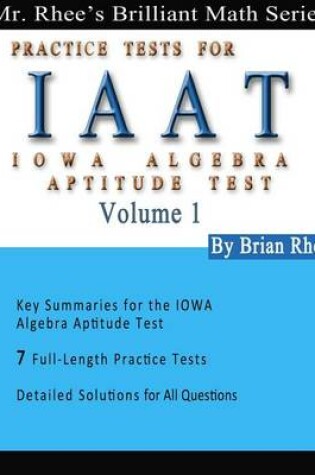 Cover of Solomon Academy's IAAT Practice Tests