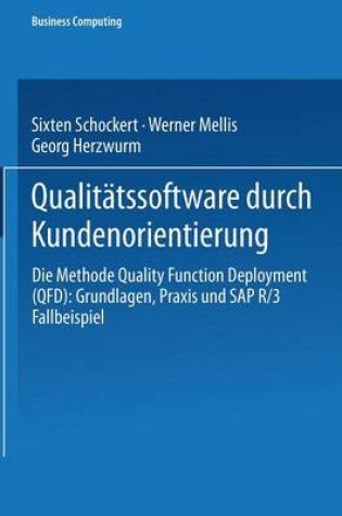 Cover of Qualitatssoftware Durch Kundenorientierung