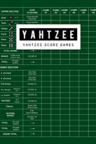 Cover of Yahtzee Score Game