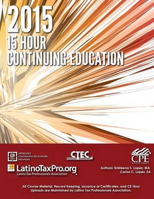 Book cover for 2015 15 Hour Continuing Education