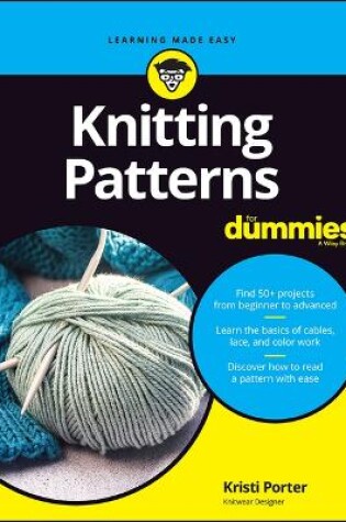 Cover of Knitting Patterns For Dummies