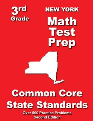 Book cover for New York 3rd Grade Math Test Prep