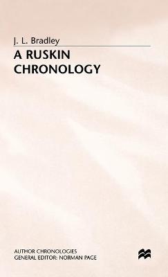 Cover of A Ruskin Chronology