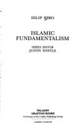 Cover of Islamic Fundamentalism