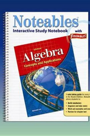 Cover of Noteables Algebra Interactive Study Notebook