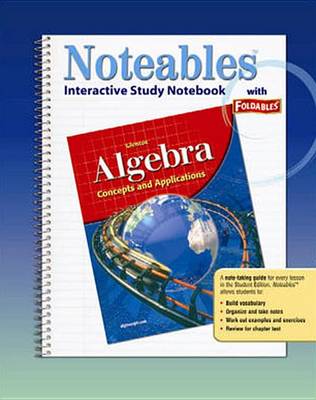 Book cover for Noteables Algebra Interactive Study Notebook