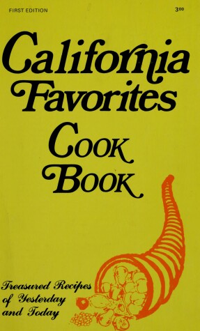 Book cover for California Favorites Cook Book