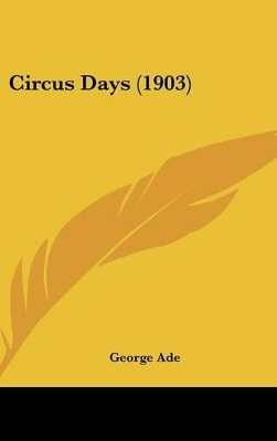 Book cover for Circus Days (1903)