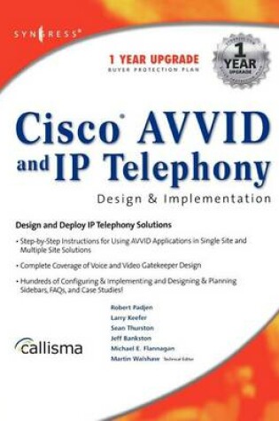 Cover of Cisco Avvid and IP Telephony Design & Implementation