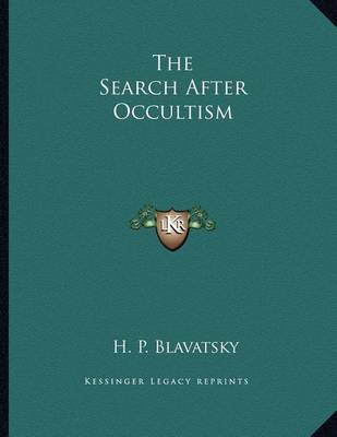 Book cover for The Search After Occultism