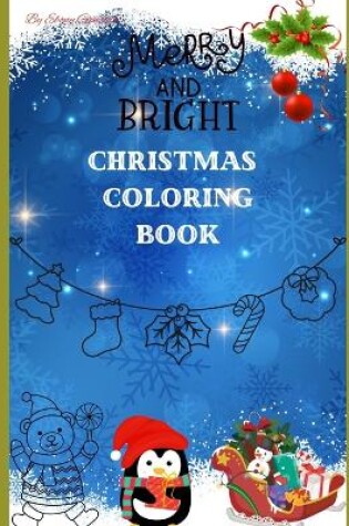 Cover of Merry and Bright Christmas Coloring Book