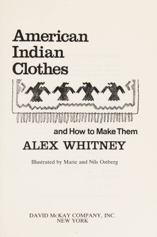 Cover of Amer Indian Clothes