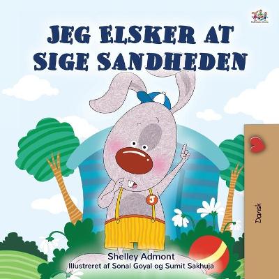 Book cover for I Love to Tell the Truth (Danish Book for Children)