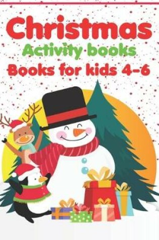 Cover of Christmas Activity Books Books For Kids 4-6