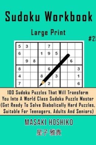 Cover of Sudoku Workbook-Large Print #25