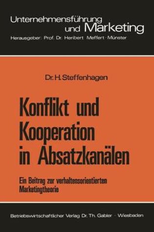 Cover of Konflikt und Kooperation in Absatzkanälen