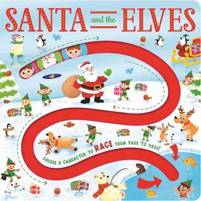 Book cover for Santa and the Elves Maze Board