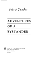 Book cover for Adventures of a Bystander