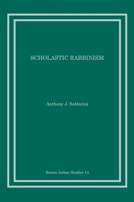 Book cover for Scholastic Rabbinism