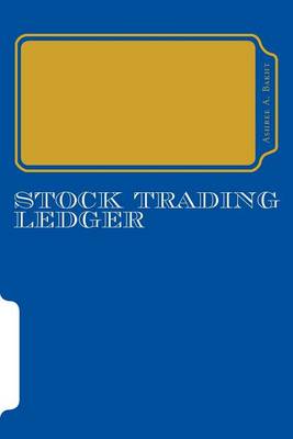 Book cover for Stock Trading Ledger (Blue)