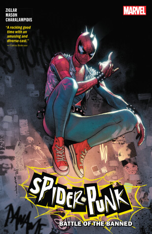 Book cover for Spider-Punk: Battle of The Banned