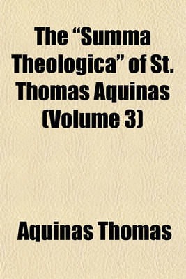 Book cover for The Summa Theologica of St. Thomas Aquinas Volume 16