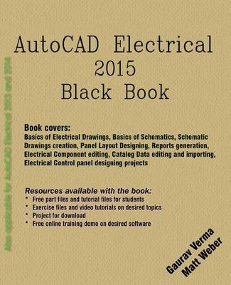 Book cover for AutoCAD Electrical 2015 Black Book