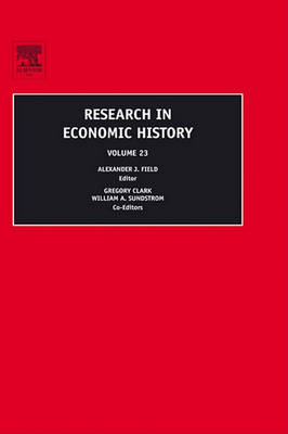 Book cover for Research in Economic History