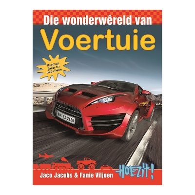 Book cover for Hoezit! Die wonderwêreld van voertuie