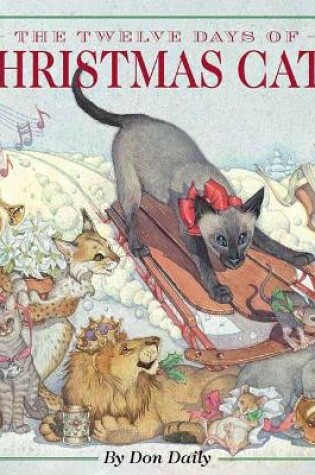 Cover of The Twelve Days of Christmas Cats Oversized Padded Board Book