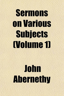 Book cover for Sermons on Various Subjects (Volume 1)