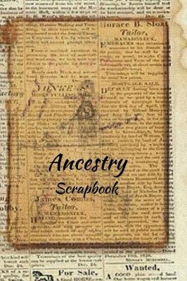 Book cover for Ancestry scrapbook