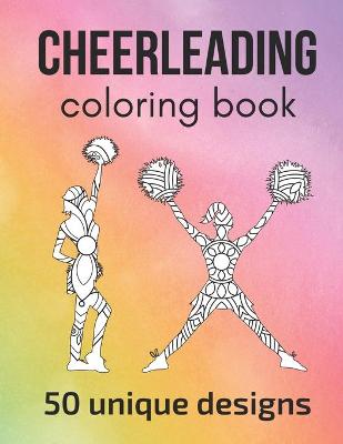 Book cover for Cheerleading Coloring Book