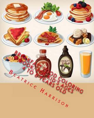 Book cover for Breakfast Food Coloring Book