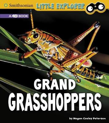 Book cover for Grand Grasshoppers: a 4D Book (Little Entomologist 4D)