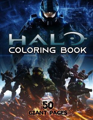 Book cover for Halo Coloring Book