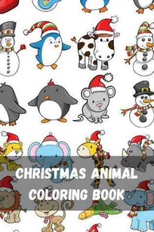 Cover of Christmas Animal Coloring Book