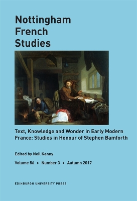 Cover of Text, Knowledge, and Wonder in Early Modern France: Essays in Honour of Stephen Bamforth