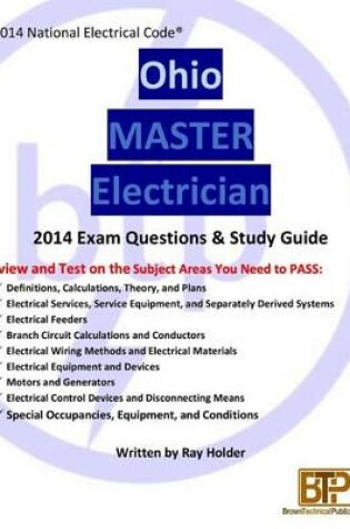 Cover of Ohio 2014 Master Electrician Study Guide