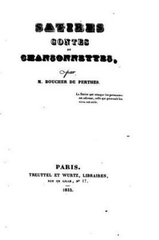 Cover of Satires, Contes Et Chansonnettes