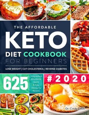 Book cover for The Affordable Keto Diet Cookbook for Beginners #2020