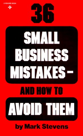 Book cover for 36 Small Business Mistakes- How to Avoid Them